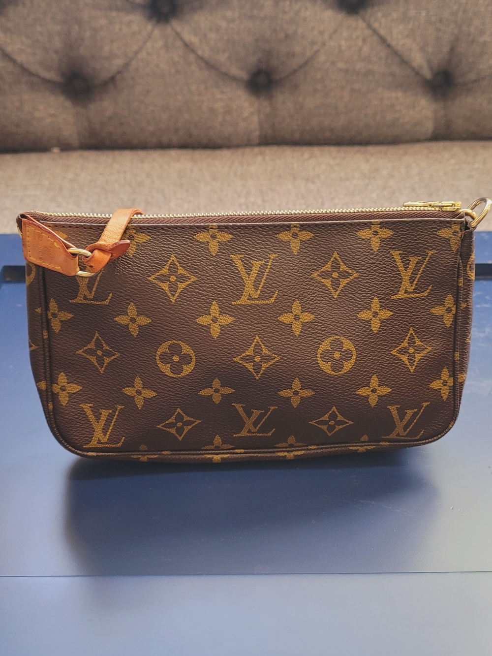 Louis Vuitton Brown Monogram Canvas Pochette - Picture 2 of 7